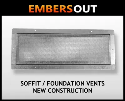 Embers Out Elite Soffit/Foundation Vent (Embers Out LLC)
